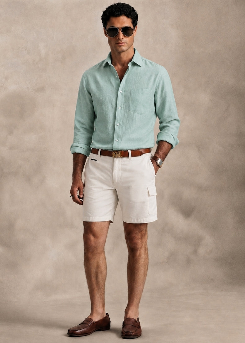 Monet Shirt. Color: Mint Green